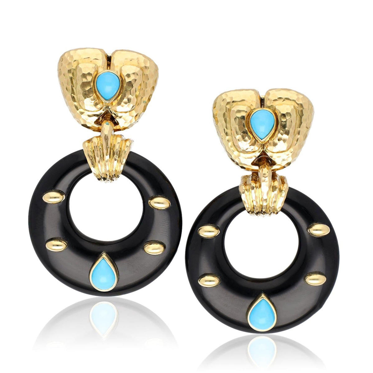 DAVID WEBB Kallisto Oval Earrings