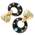 DAVID WEBB Kallisto Oval Earrings