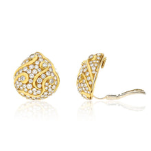 BULGARI Pave Diamond Earrings
