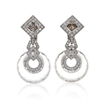 DAVID WEBB 'Midnight' Ear Clips