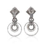 DAVID WEBB 'Midnight' Ear Clips