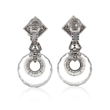 DAVID WEBB 'Midnight' Ear Clips