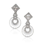 DAVID WEBB 'Midnight' Ear Clips