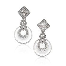 DAVID WEBB 'Midnight' Ear Clips