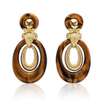 DAVID WEBB -Ram's Head Double Hoop Earrings