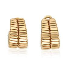 BULGARI Tubogas Two-Row Hoop Earrings