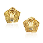 VAN CLEEF & ARPELS Magnolia Flower Ear Clips