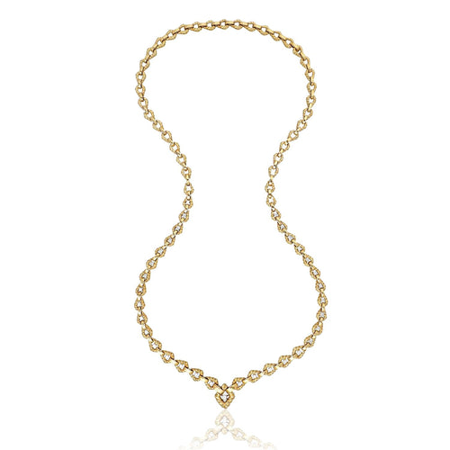 DAVID WEBB Link Twist Chain Necklace