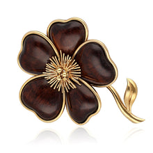 VAN CLEEF & ARPELS Clematis Flower Brooch