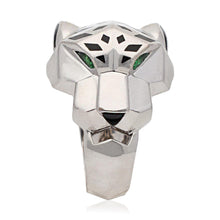 Cartier 18K White Gold Panther Head Ring
