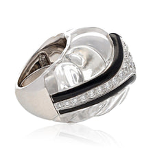 DAVID WEBB Black Tie Ring