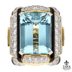 DAVID WEBB 25.50 CTS Aquamarine Ring