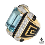 DAVID WEBB 25.50 CTS Aquamarine Ring