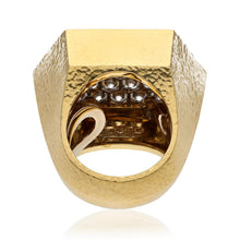 DAVID WEBB Hexagon Diamond Ring