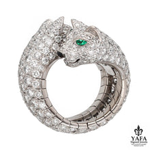 CARTIER Double Panthere Lakarda 18k Gold Diamond Ring