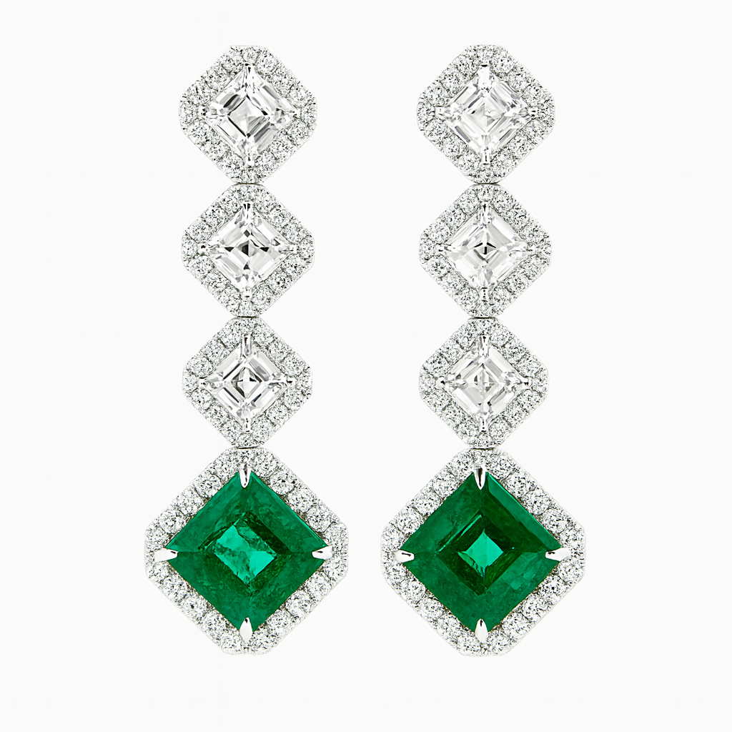 EE056303 - 18KW/10.0G 2EMER-6.54CT 6DIA-3.17CT 112RD-1.92CT