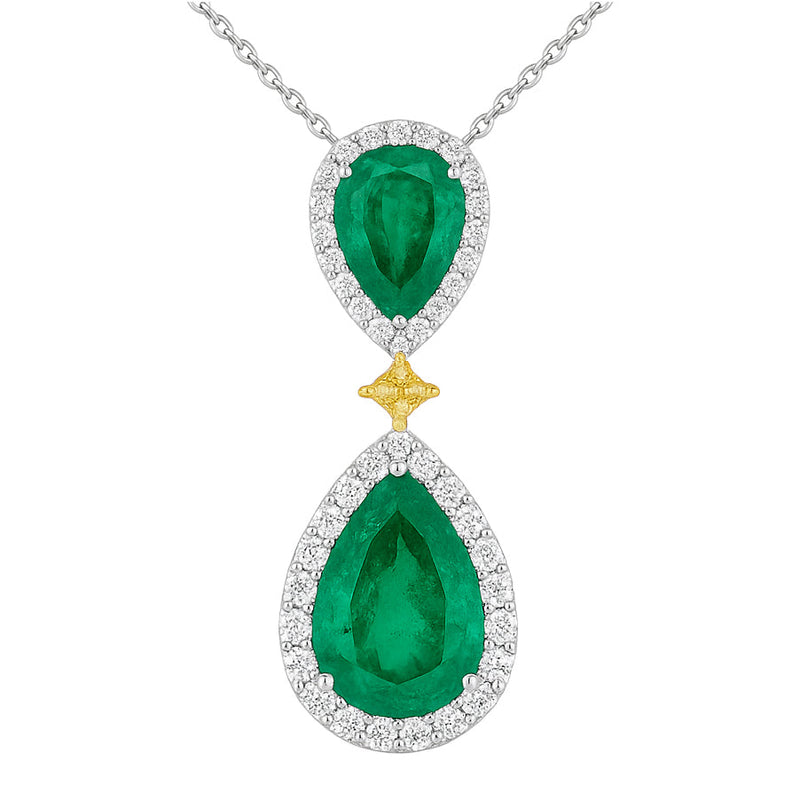 EP055779 - 18KWY/4.3G 2EMER-6.97CT 1YD-0.31CT 47RD-0.60CT