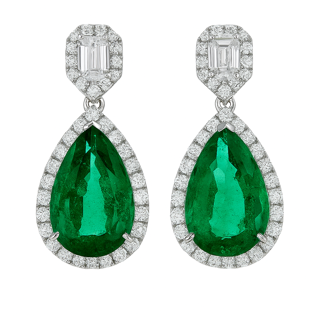 EE056765 - 18KW/4.8G 2EMER-6.22CT 2DIA-0.40CT 70RD-0.70CT