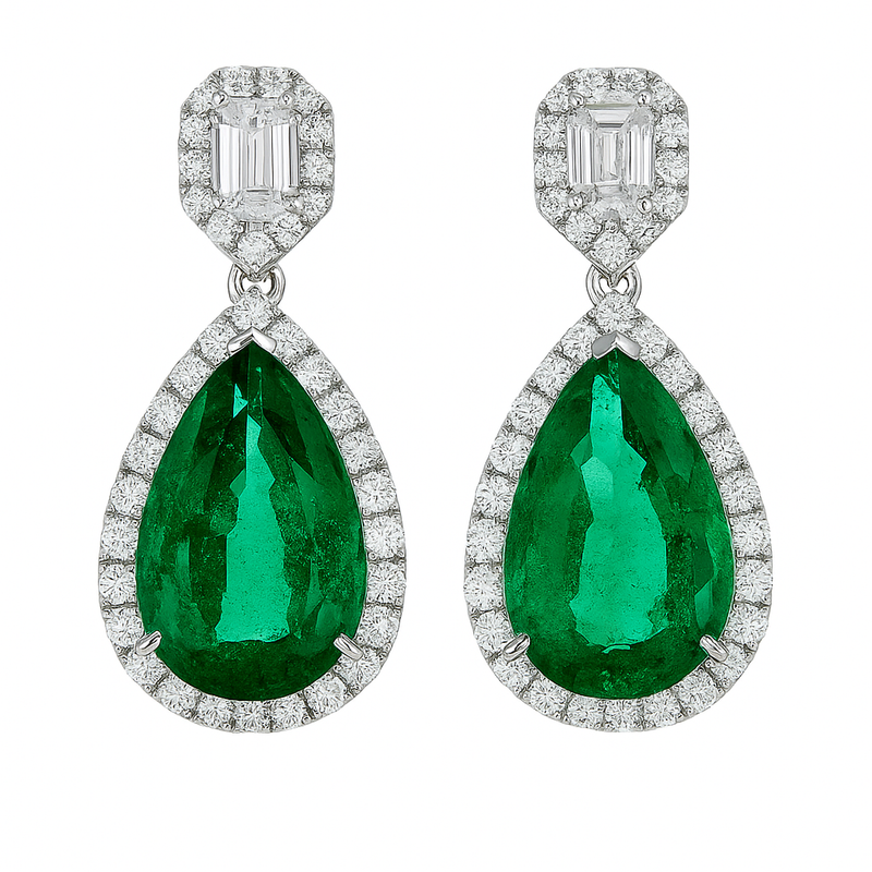 EE056765 - 18KW/4.8G 2EMER-6.22CT 2DIA-0.40CT 70RD-0.70CT