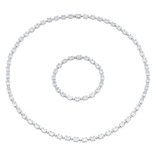 N054300 - 18KW 576BD-13.45CT 480RD-5.65CT 36-INCH 2-BRACELETS