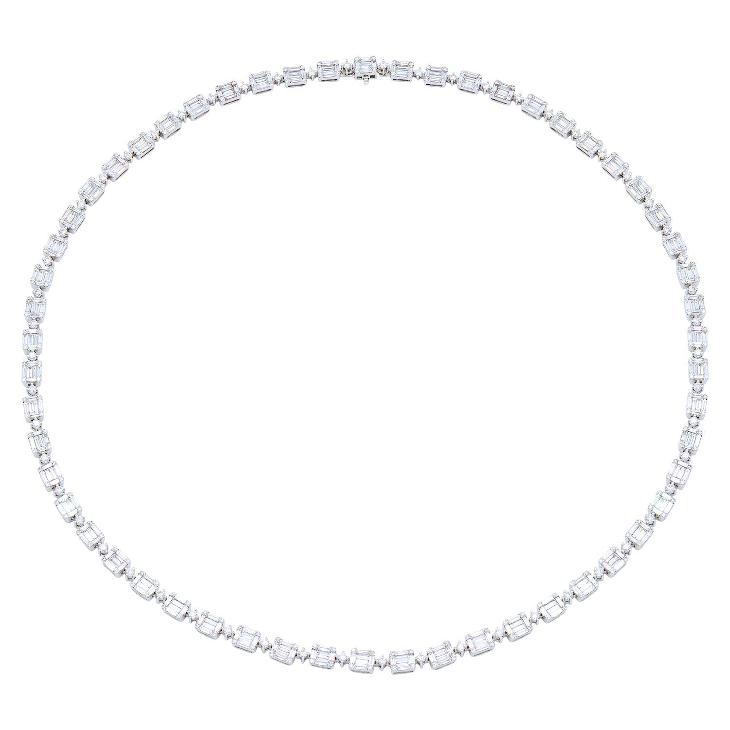 N054300 - 18KW 576BD-13.45CT 480RD-5.65CT 36-INCH 2-BRACELETS