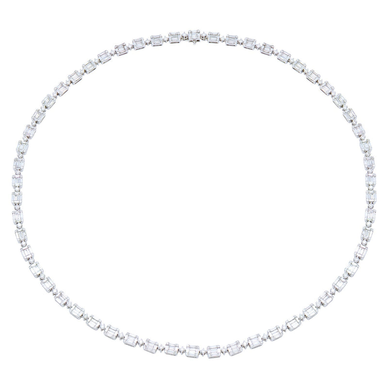 N054300 - 18KW 576BD-13.45CT 480RD-5.65CT 36-INCH 2-BRACELETS