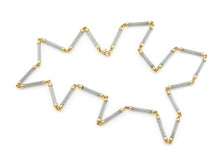 Vintage 1980s Fred Paris Two-Toned Chain Necklace