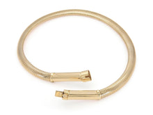 Vintage 1980s Forstner Gold Gooseneck Necklace