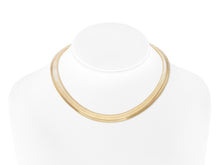Vintage 1980s Forstner Gold Gooseneck Necklace