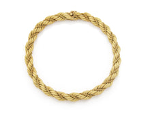 Vintage 1960s Tiffany & Co. Gold Rope Collar Necklace