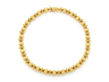 Vintage 1960s Lalaounis Textured Gold Balls Station Necklace