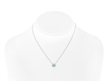 Tiffany & Co. Soleste Aquamarine and Diamond Pendant Necklace