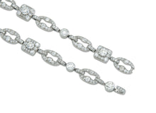 Antique Art Deco 1920s Cartier 27.40 Carat Diamond Openwork Link Necklace
