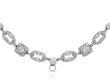 Antique Art Deco 1920s Cartier 27.40 Carat Diamond Openwork Link Necklace