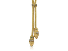 Vintage 1980s Lalaounis Lion Heads Sautoir Necklace