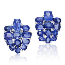 CARTIER LONDON Ceylon Sapphire Clips