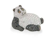 De Grisogono 12.18 Carat Diamond Panda Brooch Pendant