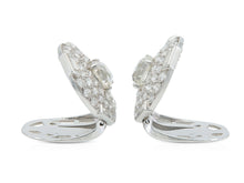 Antique Art Deco 1930s Cartier 6.20 Carat Diamond Lapel Clips
