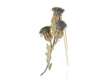 Vintage 1960s Mario Buccellati Thistle Brooch