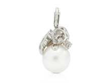 Vintage 1980s Cartier Pearl and Diamond Pendant