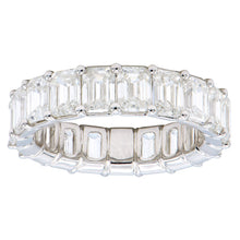 R054422 - 18K White Gold Emerald Cut Eternity Diamond 3/8 CT Each