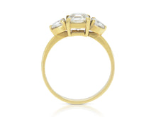 Vintage 1950s H. Stern 1.30 Carat Emerald Cut Diamond Engagement Ring