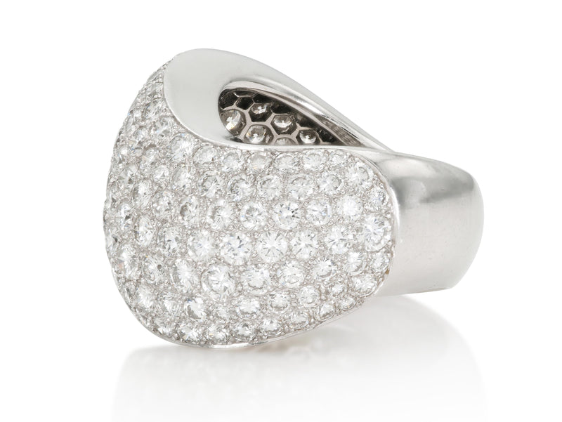 Cartier Diamond Wave Ring