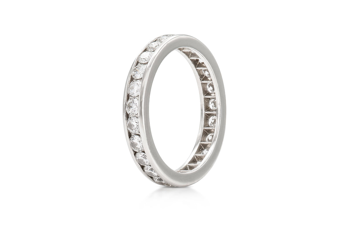 Vintage Tiffany & Co. 1.50 Carat Round Cut Diamond Eternity Band