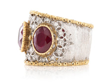 Vintage 1940s Mario Buccellati 5.00 Carat Ruby Ring
