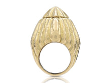 Vintage 1980s David Webb Gold Pyramid Ring