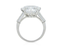 Vintage 1950s Van Cleef & Arpels 7.72 Carat Heart-Shaped Diamond Engagement Ring