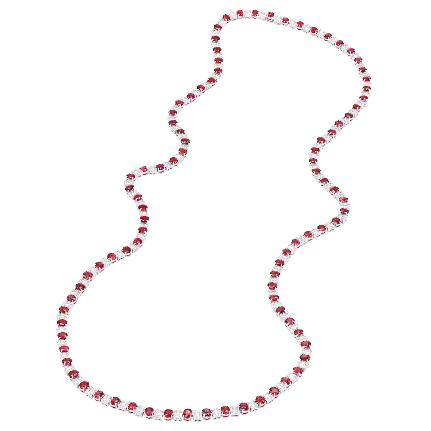 RN054212 - 18KW/59.3G 91RUBY-38.29CT 455BD-11.83CT 364RD-2.44CT