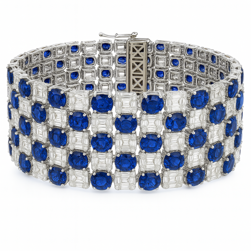 SB053877 - 18K/71.1G 82SAPP-34.72CT 415BD-10.9CT 382RD-2.29CT