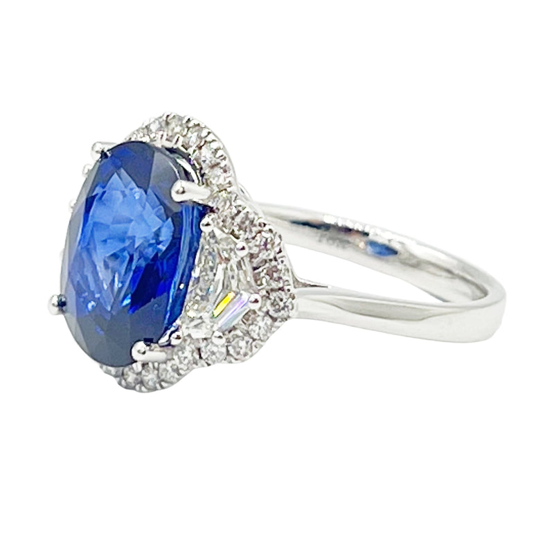 SR055541 - Ring-18KW/3.8G 1SAPP-6.29CT EPIL-0.57CT 30RD-0.89CT GRS-CERT